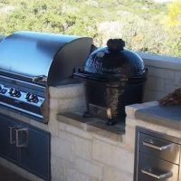 Outdoor Kitchen Home Builder Contractor Hill Country CMW Texas