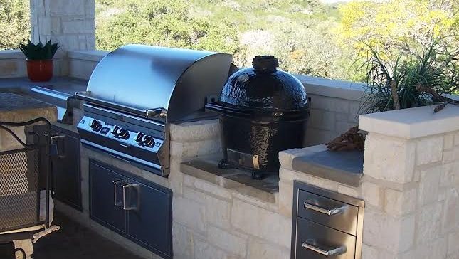 Outdoor Kitchen Home Builder Contractor Hill Country CMW Texas