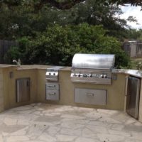 Hill Country Outdoor Kitchen Counter