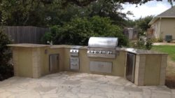 Hill Country Outdoor Kitchen Counter